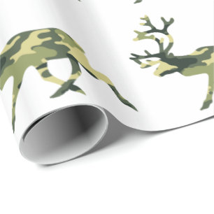 Papel De Presente Camuflagem das florestas das Caraíbas / Camuflagem