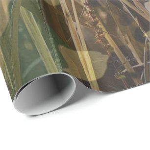 Papel De Presente Camuflagem de Bullrush Camo Caça Padrões de Pesca