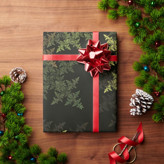 Papel De Presente Camuflagem Fractal (Presente de Natal)
