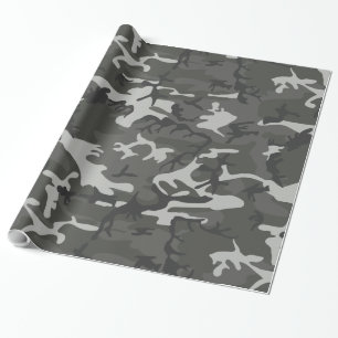 Papel De Presente Camuflagem Urbana