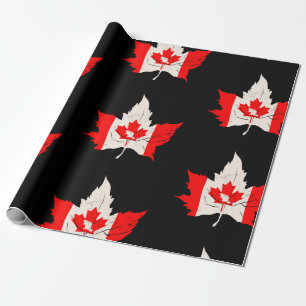 Papel De Presente canadá castor de folha do canadá