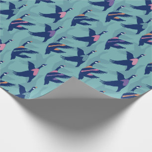 Papel De Presente Canadá Geese