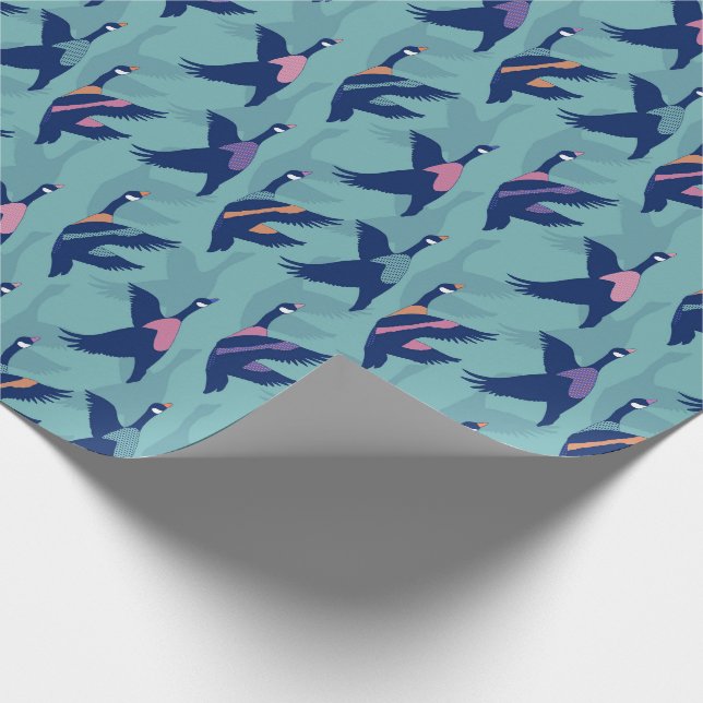 Papel De Presente Canadá Geese (Ponta)