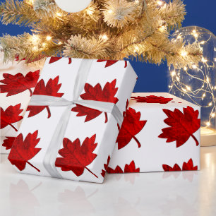 Papel De Presente Canada-Maple Leaf por Shirley Taylor