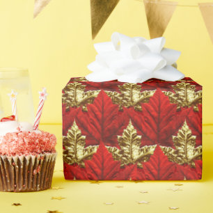 Papel De Presente Canadá Papel de enrolamento Canadá Mapeia Papel Fo