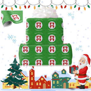 Papel De Presente Canadiano Flag Christmas Angel Personalizado