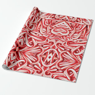 Papel De Presente Canais de Roll Candy de Quebra de Presente