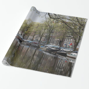 Papel De Presente Canais em Amsterdão, Holland