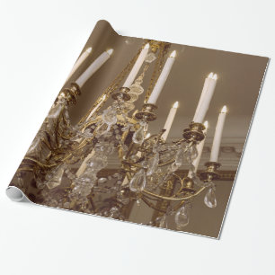 Papel De Presente Candelabro francês, Rococo em Paris