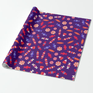 Papel De Presente Candies Design Wraping Paper