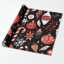 Candy Cane & Ornament Wrappaper