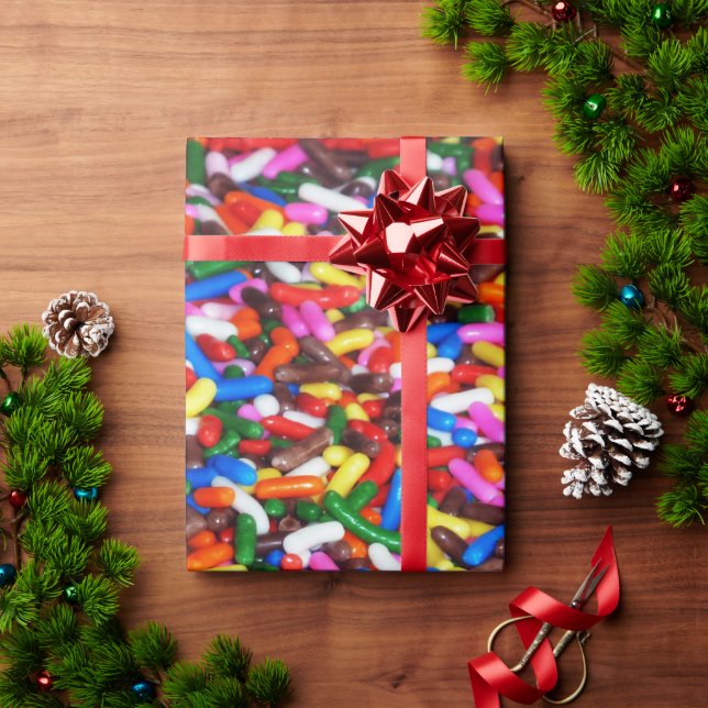 Papel De Presente Candy Sprinkles (Presente de Natal)