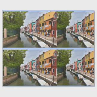 Papel De Presente Caneca de Café Venice Burano