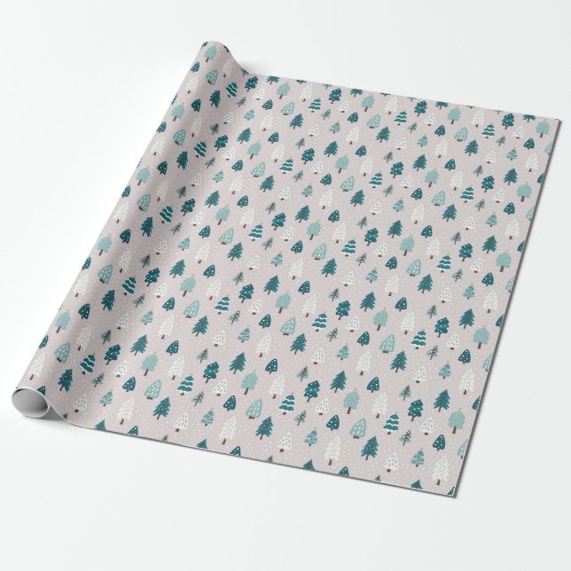 Papel De Presente Caneca de Natal Escandinava Fofa (Desenrolado)