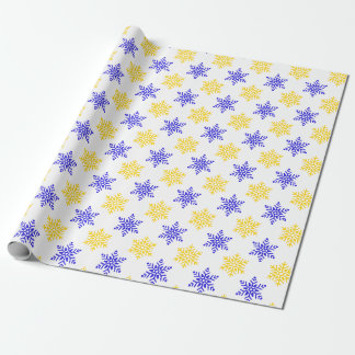 Papel De Presente Caneca temática de floco de neve