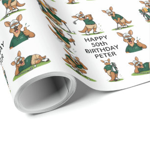 Papel De Presente cangurus