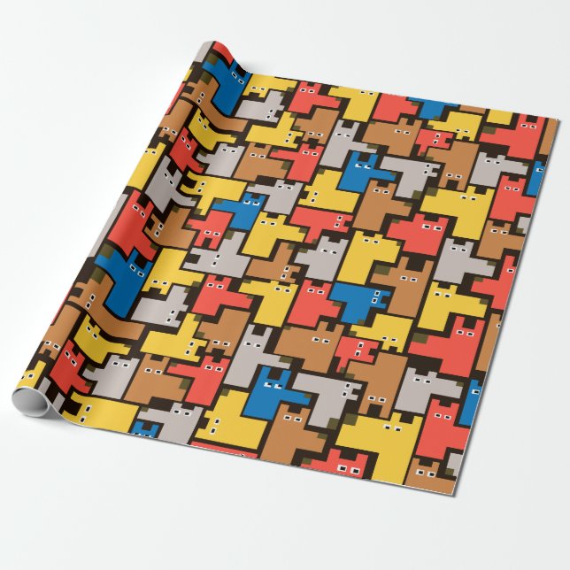 Papel De Presente Canina (Desenrolado)