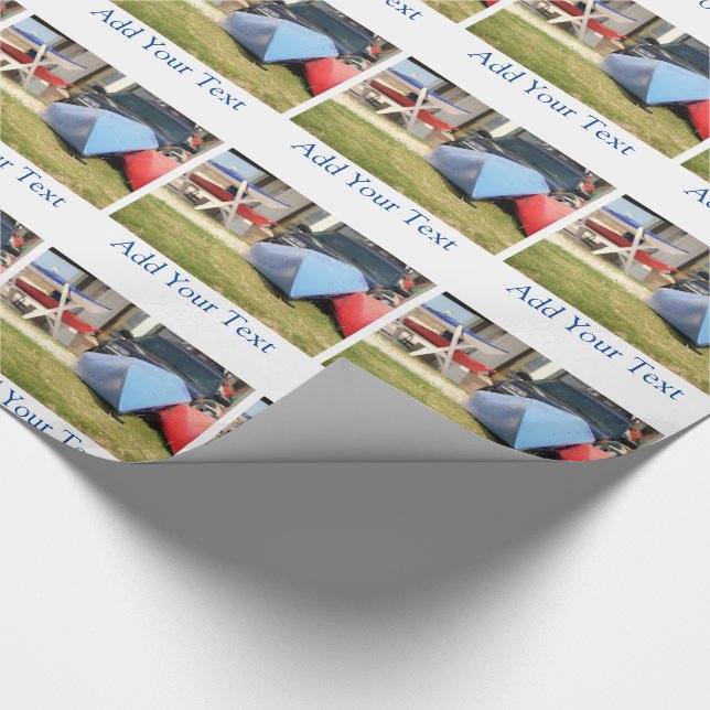 Papel De Presente Canoas e Kayaks por Shirley Taylor (Ponta)