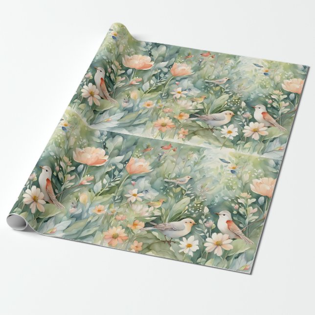 Papel De Presente Cantando amor (Desenrolado)