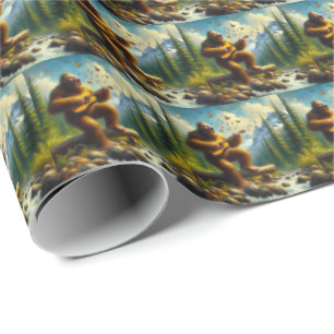 Papel De Presente Canto Bigfoot