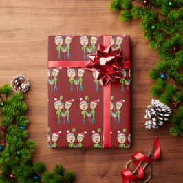 Papel De Presente Canto de Natal