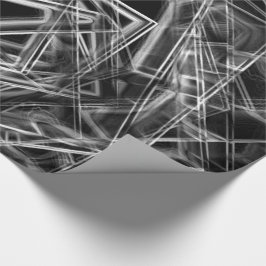 Papel De Presente Cantos quadrados e nódoas cinzas