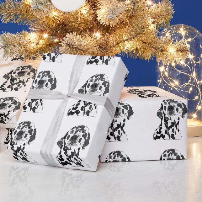 Papel De Presente Cão Dalmata (Feriados)