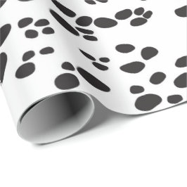 Papel De Presente CÃO Dalmatian | branco & traseiro