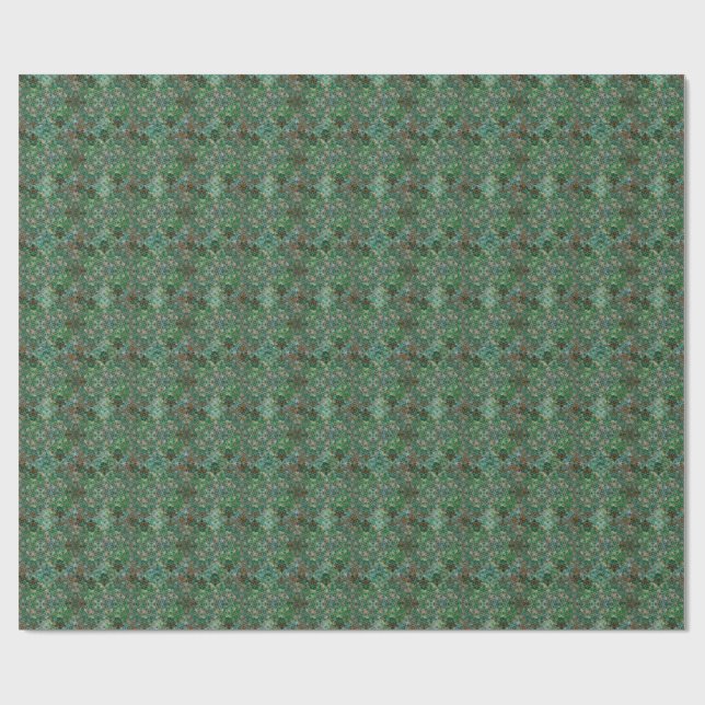 Papel De Presente Caos Controlado – Verde (Aberto)