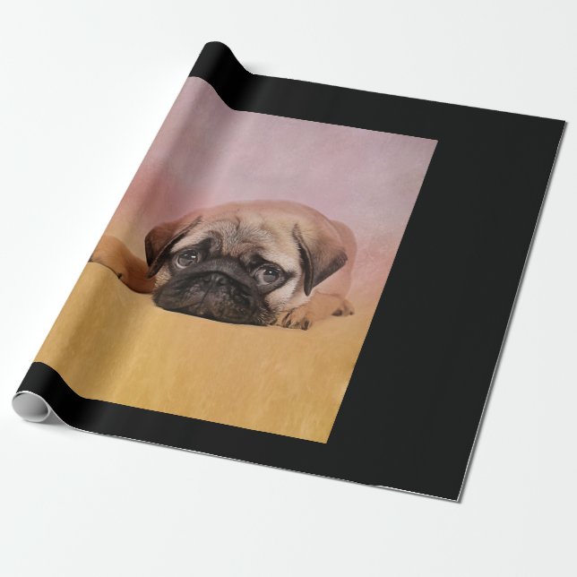 Papel De Presente Cãozinho | Presente De Adolescentes De Cão (Desenrolado)