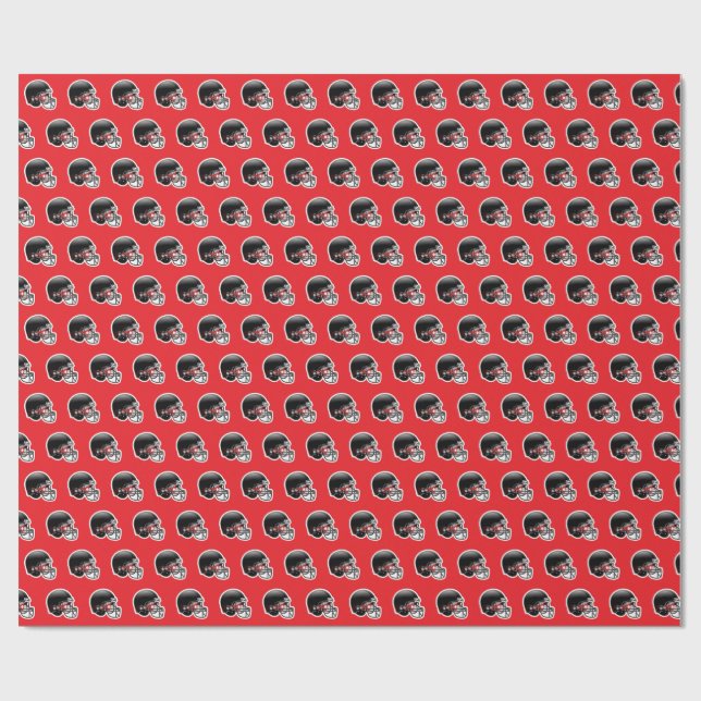 Papel De Presente Capacete de futebol americano (Aberto)