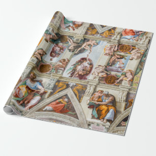 Papel De Presente Capela Sistina Michelangelo - Vaticano, Roma, Itál