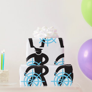 Papel De Presente Capitão De Navios À Mão