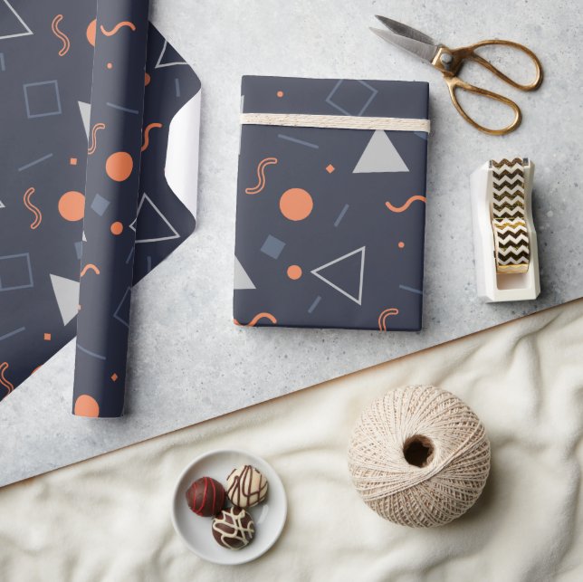 Papel de Presente Caprichoso Luxuoso e Brilhante (Artesanato)