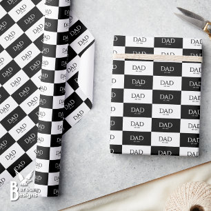 Papel De Presente Caps do Dia dos Pais Clássico Estabelecido pelo Pa