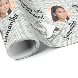 Papel De Presente Captura Personalizada Idade da Fotografia Figura S