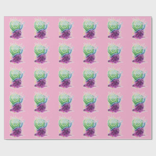 Papel De Presente Caracol na Fig