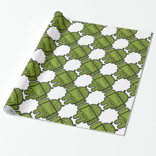 Papel De Presente Caractere Paisley para o robô Android™