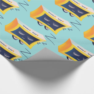 Papel De Presente Caráter bonito do despertador do sono de Kawaii