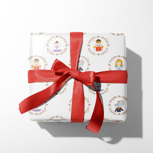 Papel De Presente Carateres de Quebra-Nozes Pequenos