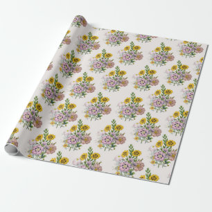 Papel De Presente Carnaval das Flores