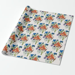 Papel De Presente Carnaval das Flores