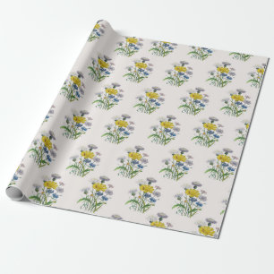 Papel De Presente Carnaval de Flores
