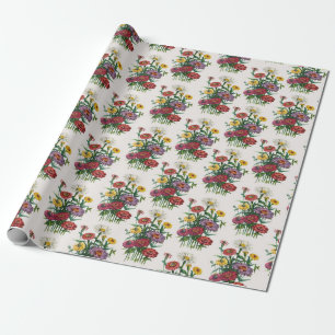 Papel De Presente Carnaval de flores