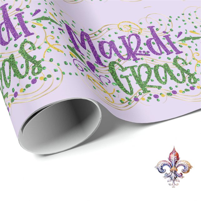 Papel De Presente Carnaval em Pedras Verdes (Criador carregado)