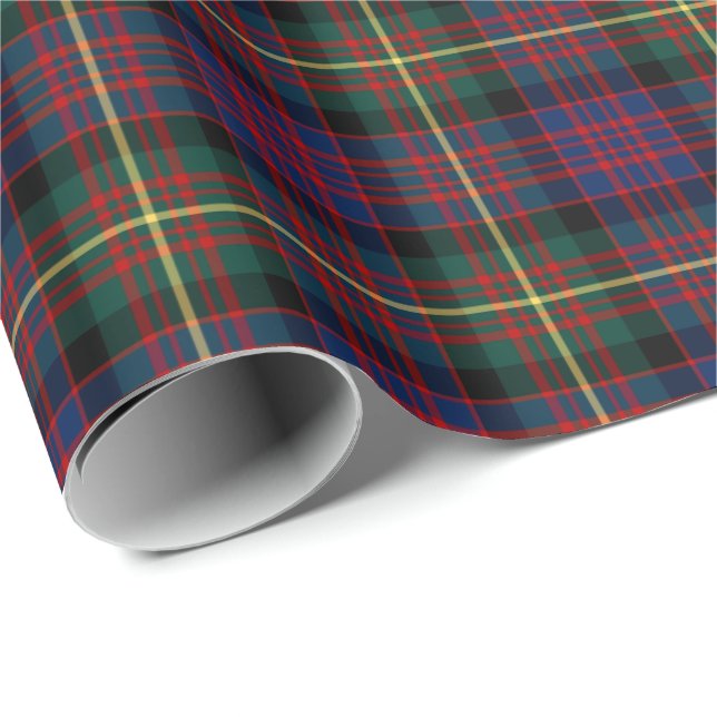 Papel De Presente Carnegie Clan Tartan (Ponta do rolo)