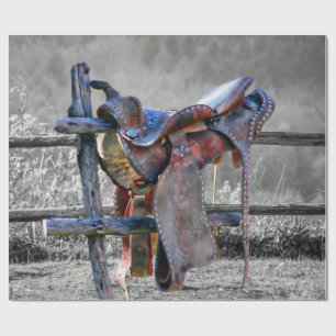 Papel De Presente Carneiro Na Cerca De Coral Ocidental