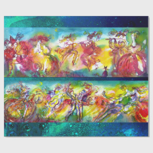 Papel De Presente CARNIVAL NIGHT / Venezia Mascarada Dance Music