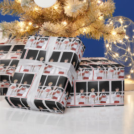 Papel De Presente Caroleiros De Natal Na Janela