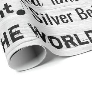 Papel De Presente Carols De Natal No Pássaro